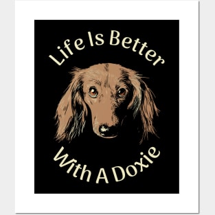 Doxie Daschund Lover Posters and Art